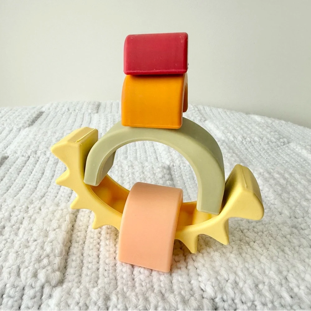 Hudson Baby Silicone Toy Arches, Sun Puzzle